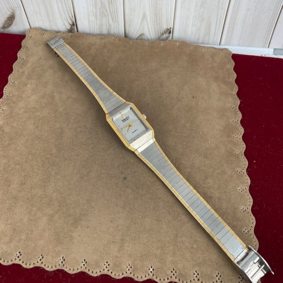 Fancy Two Tone Gold and Platinum Tone very Dressy Gruen Precision Watch - Picture 3 of 8